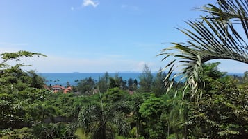 Blick von der Unterkunft