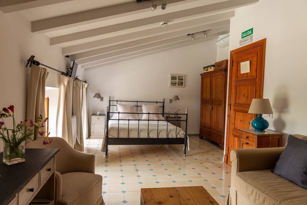 Family Double Room, Garden View | Premium bedding, down comforters, minibar, in-room safe