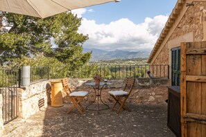 Superior Double Room, Terrace, Mountain View | Terrace/patio - Cal Secretari Vell (Marratxi)