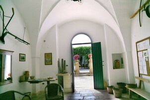 Interior entrance