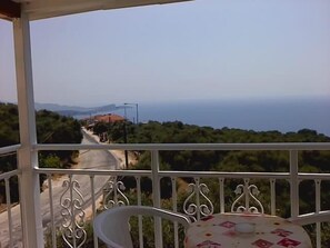 Camera doppia, vista mare | Balcone