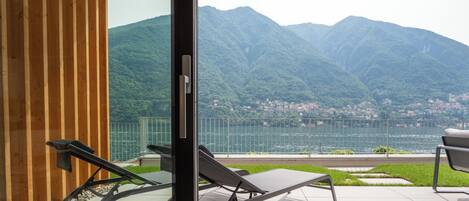 Uitzicht op het meer