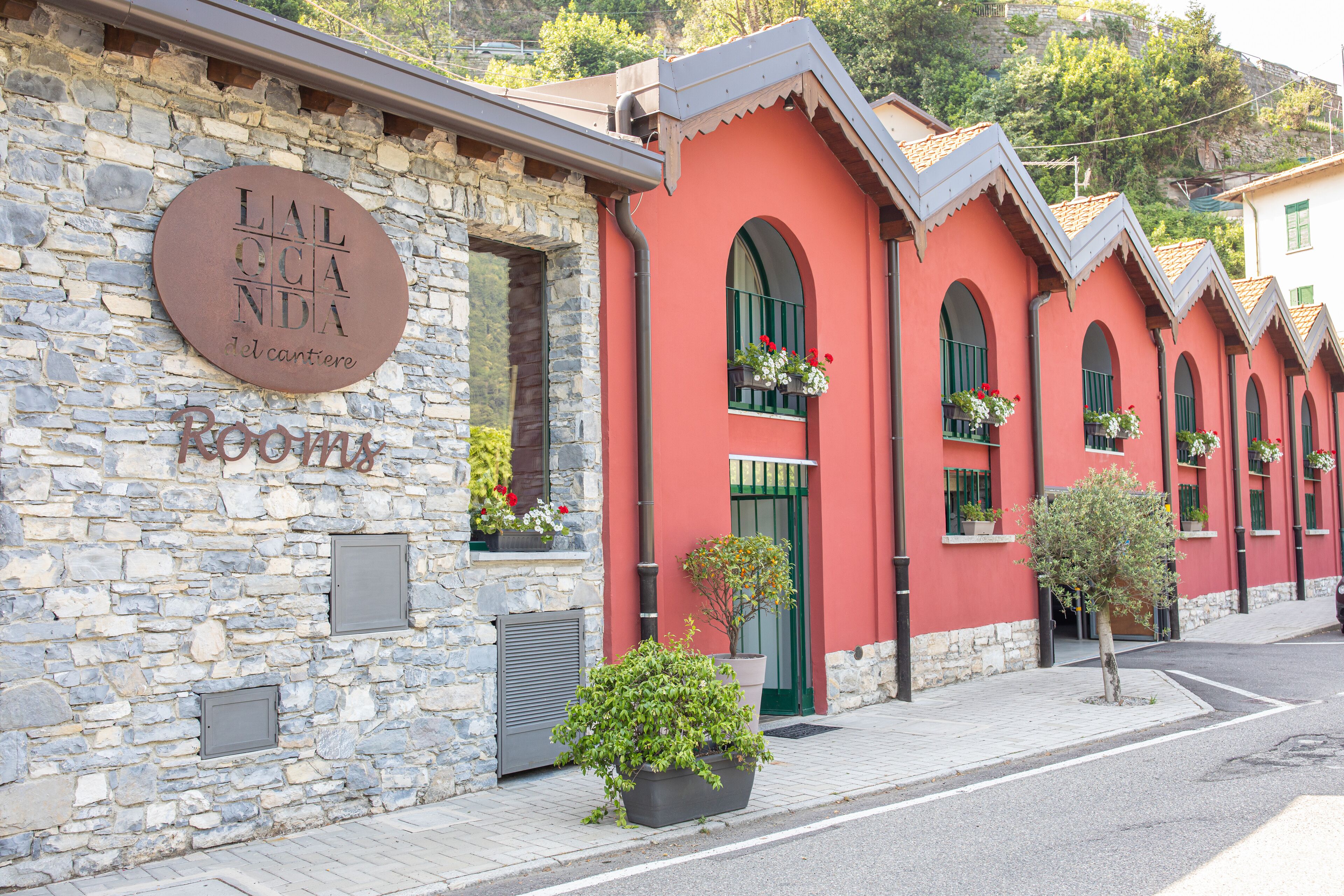 Fassade der Unterkunft