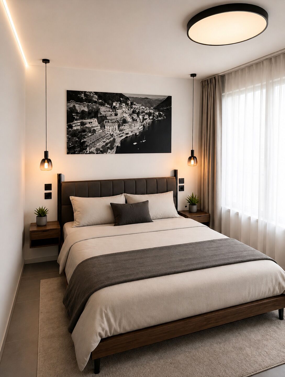 Frette Italian sheets, premium bedding, pillow-top beds, minibar