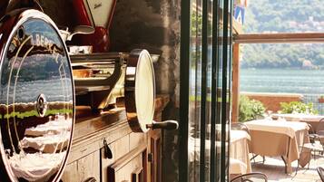 Local cuisine, garden views