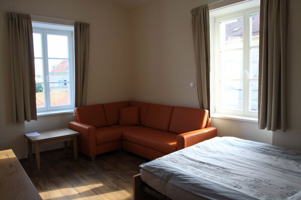 Apartment, Kitchenette (XXL) | Desk, soundproofing, rollaway beds, free WiFi