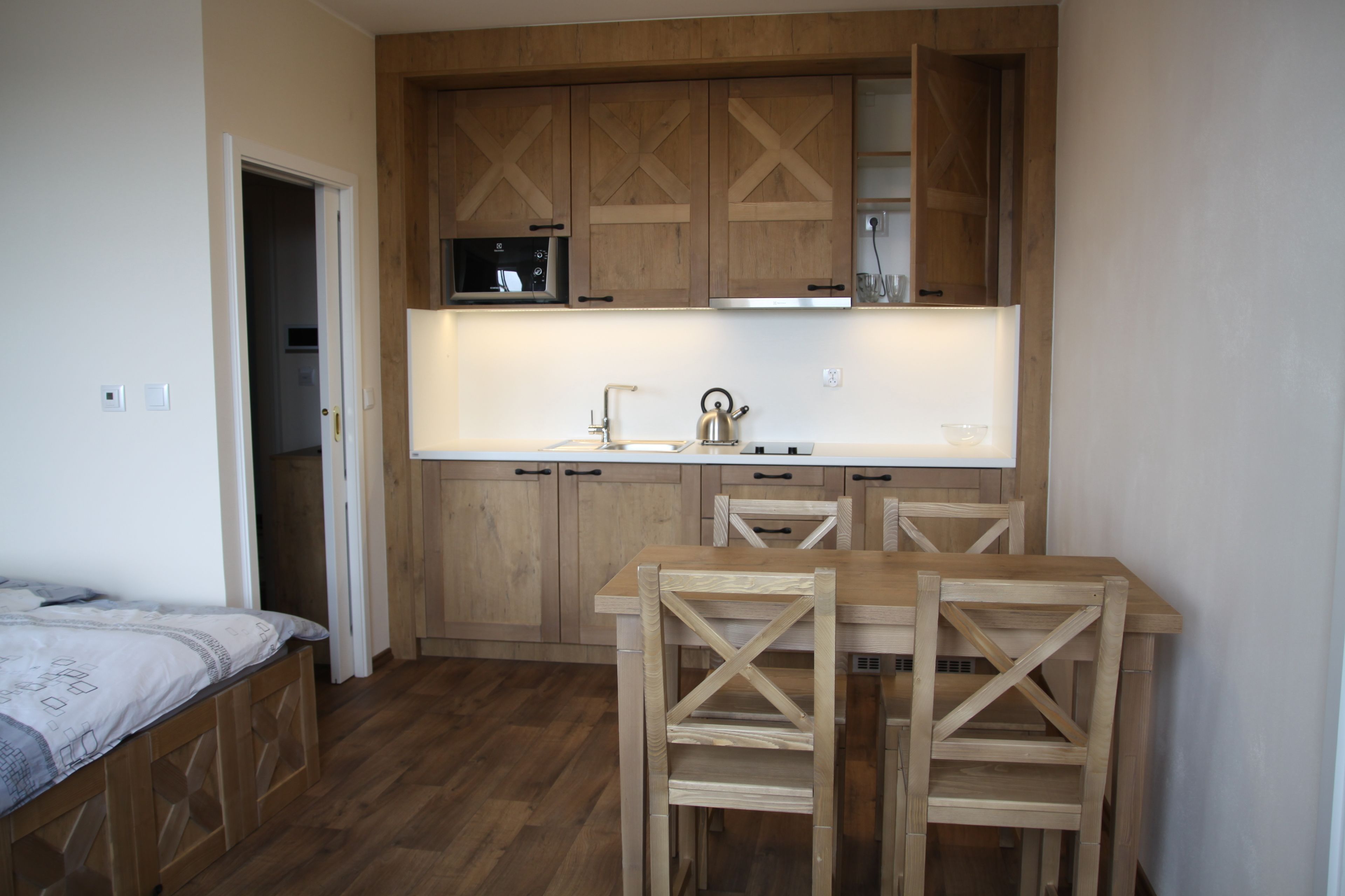 Apartament, cuina bàsica (XL) | Escriptori, habitacions insonoritzades i llits addicionals 