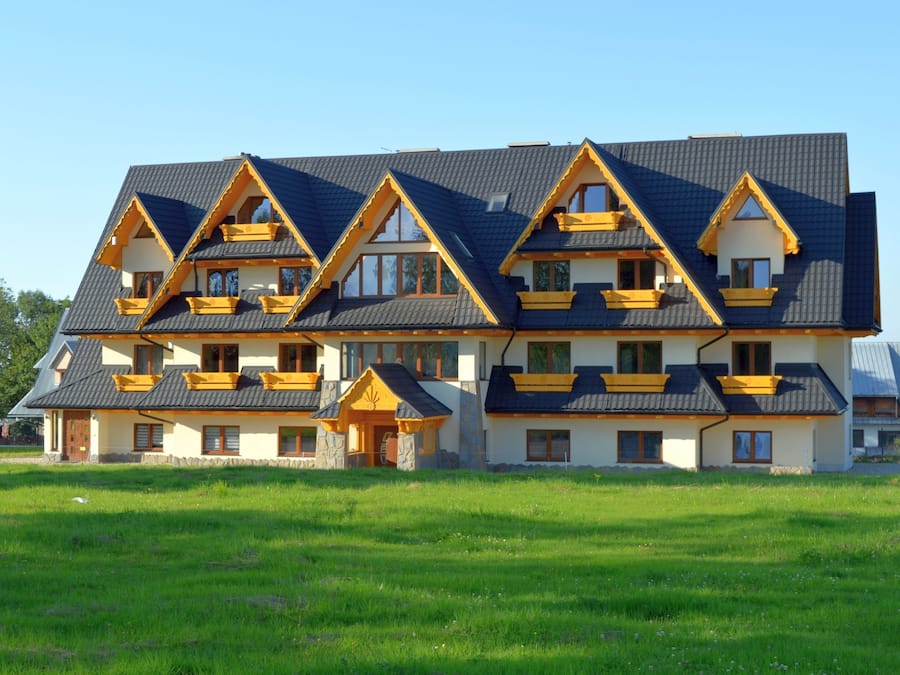 Voorkant van accommodatie