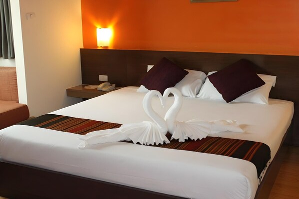 Minibar, in-room safe, desk, rollaway beds