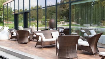 Sauna, hot tub, steam room, body treatments, body wraps, body scrubs