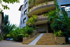 Façade de l’hébergement