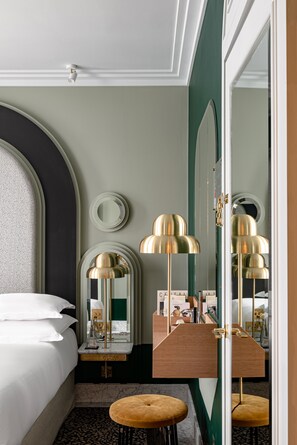 Habitació estàndard (Little Covent garden) | Llençols de cotó egipci, roba de llit d'alta qualitat i minibar 