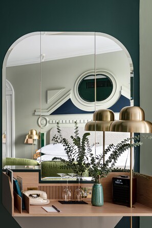 Sábanas de algodón egipcio, ropa de cama de alta calidad y minibar