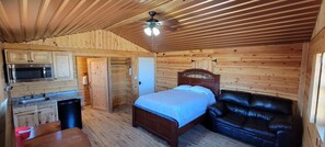 Huisje, 1 queensize bed (Outdoorsman Cabin) | Beddengoed