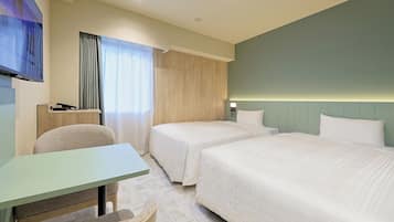 Standard-Zweibettzimmer, Nichtraucher (Renovated,16 sqm,bedwidth120cm) | Schreibtisch, kostenloses WLAN, Bettwäsche