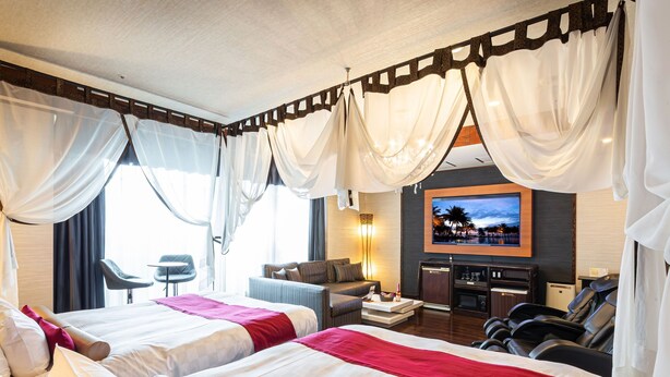Royal garden type (smoking) | Soundproofing, free WiFi, individually decorated, individually furnished - Hotel Balian Resort Shinjuku Honten (Tokyo)