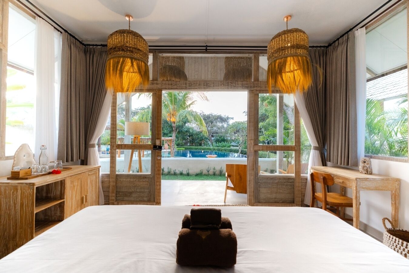 Pool View Lodge | View from room