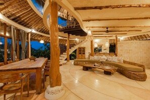 Three-Bedroom Villa with Private Pool and Sea View | Living area - La Joya Balangan Resort (Jimbaran)