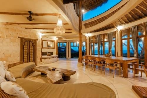Three-Bedroom Villa with Private Pool and Sea View | Living area