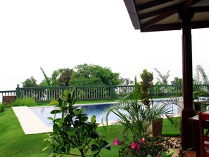 Standard-Doppelzimmer, 2 Schlafzimmer, Terrasse, Bergblick