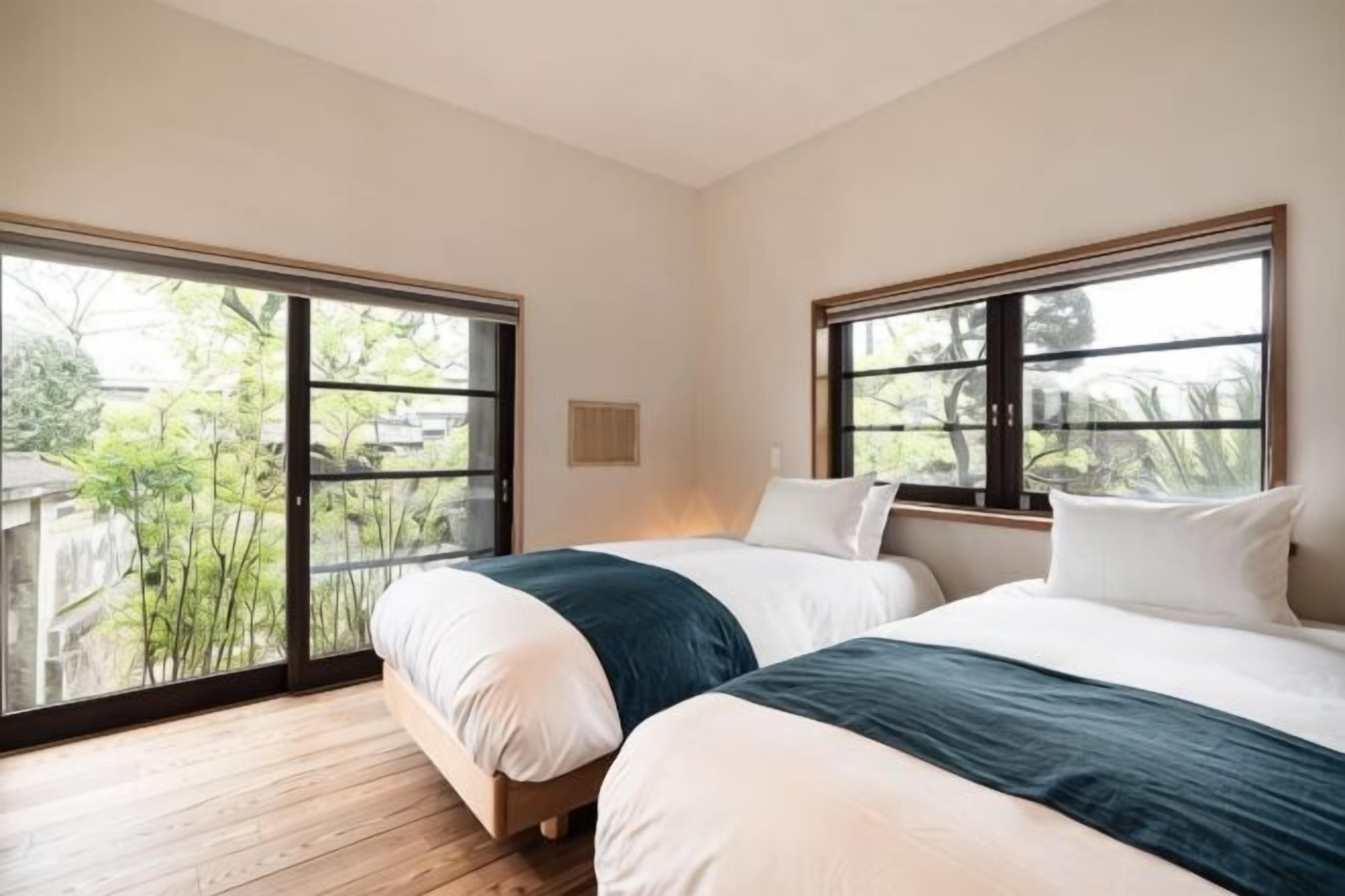 Cofres nos quartos, individualmente decorados