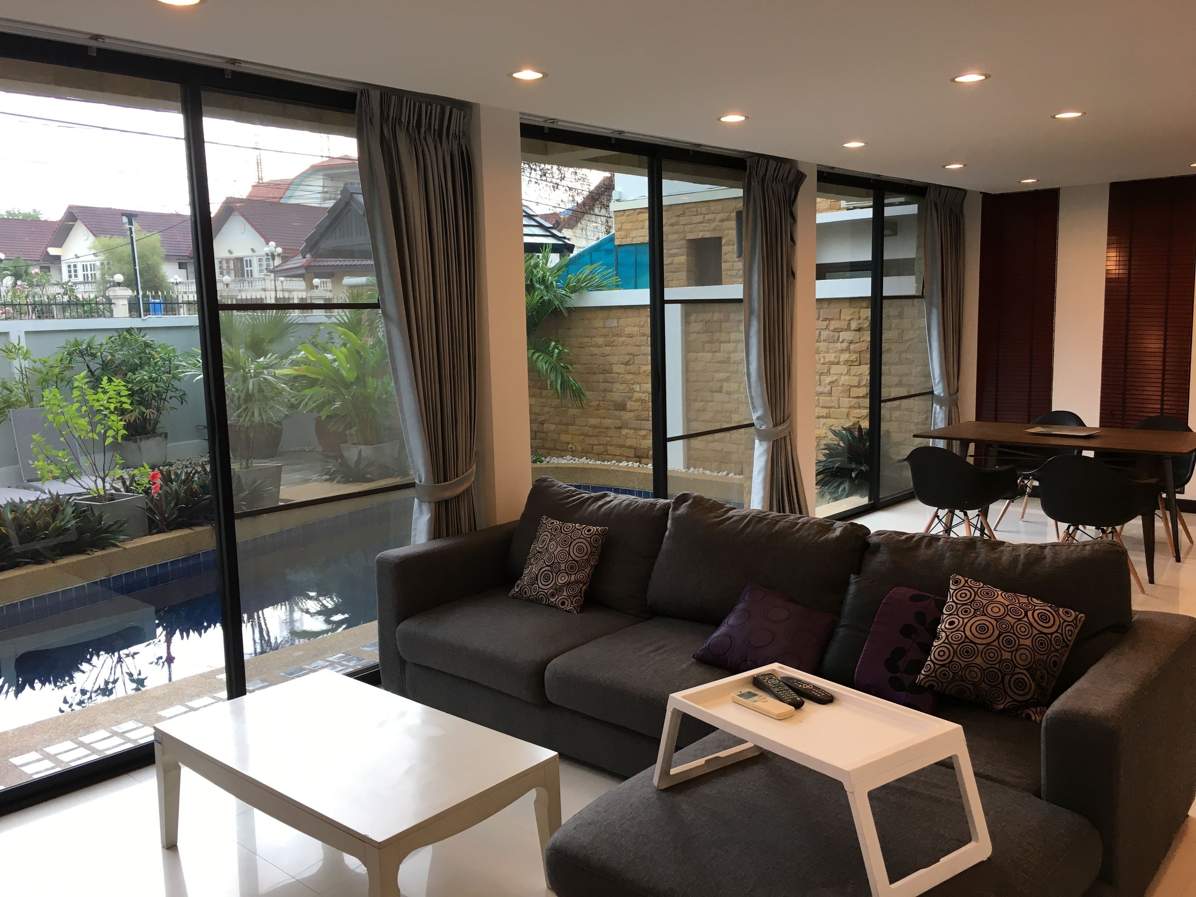 Pool Villa No. 2 | Living room | Flat-screen TV