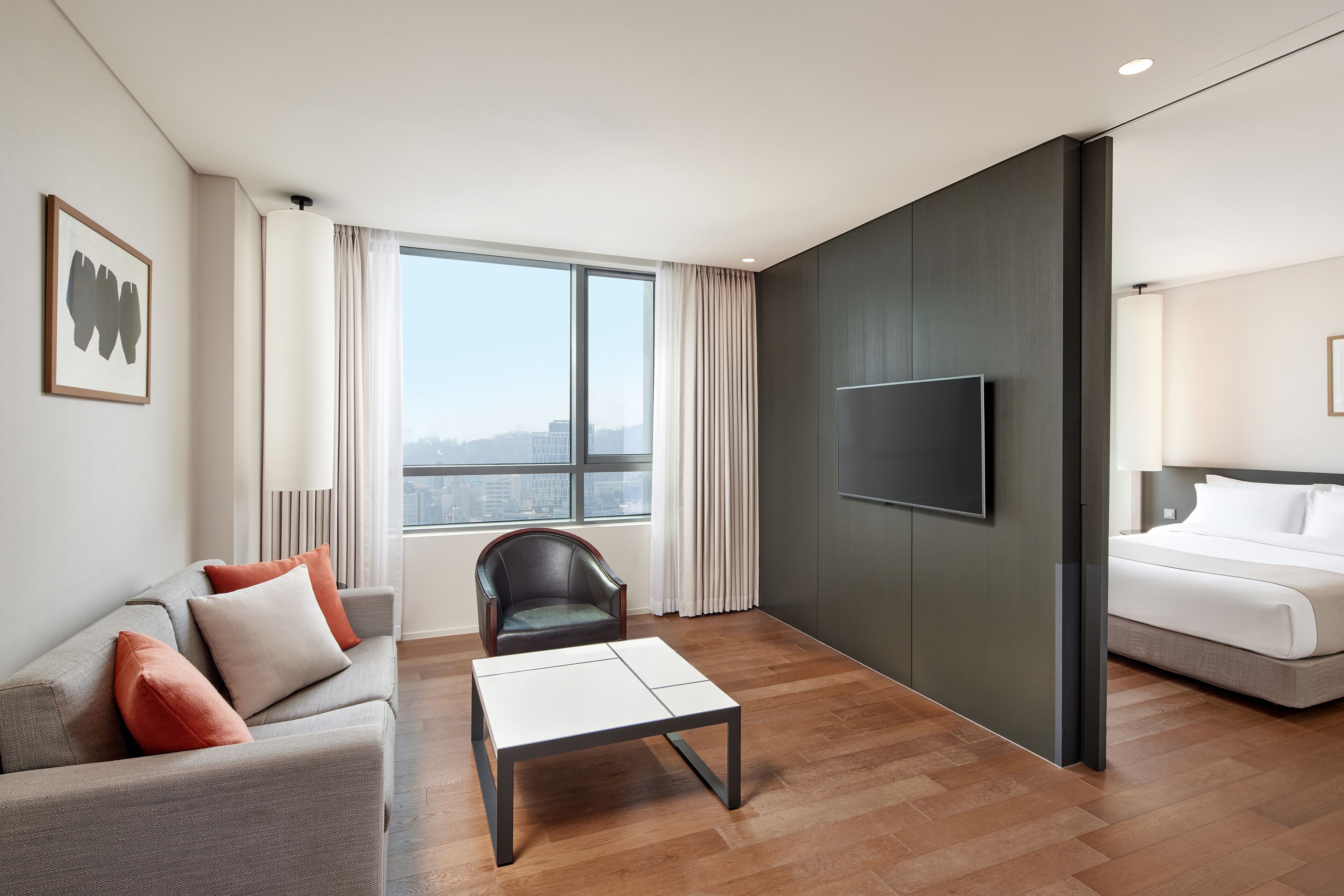 Grand Deluxe Double Room | Premium bedding, in-room safe, desk, iron/ironing board