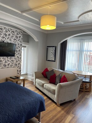 Iron/ironing board, bed sheets - San Remo Apartments Blackpool (Blackpool)