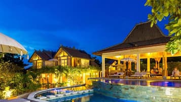 Front of property – evening/night