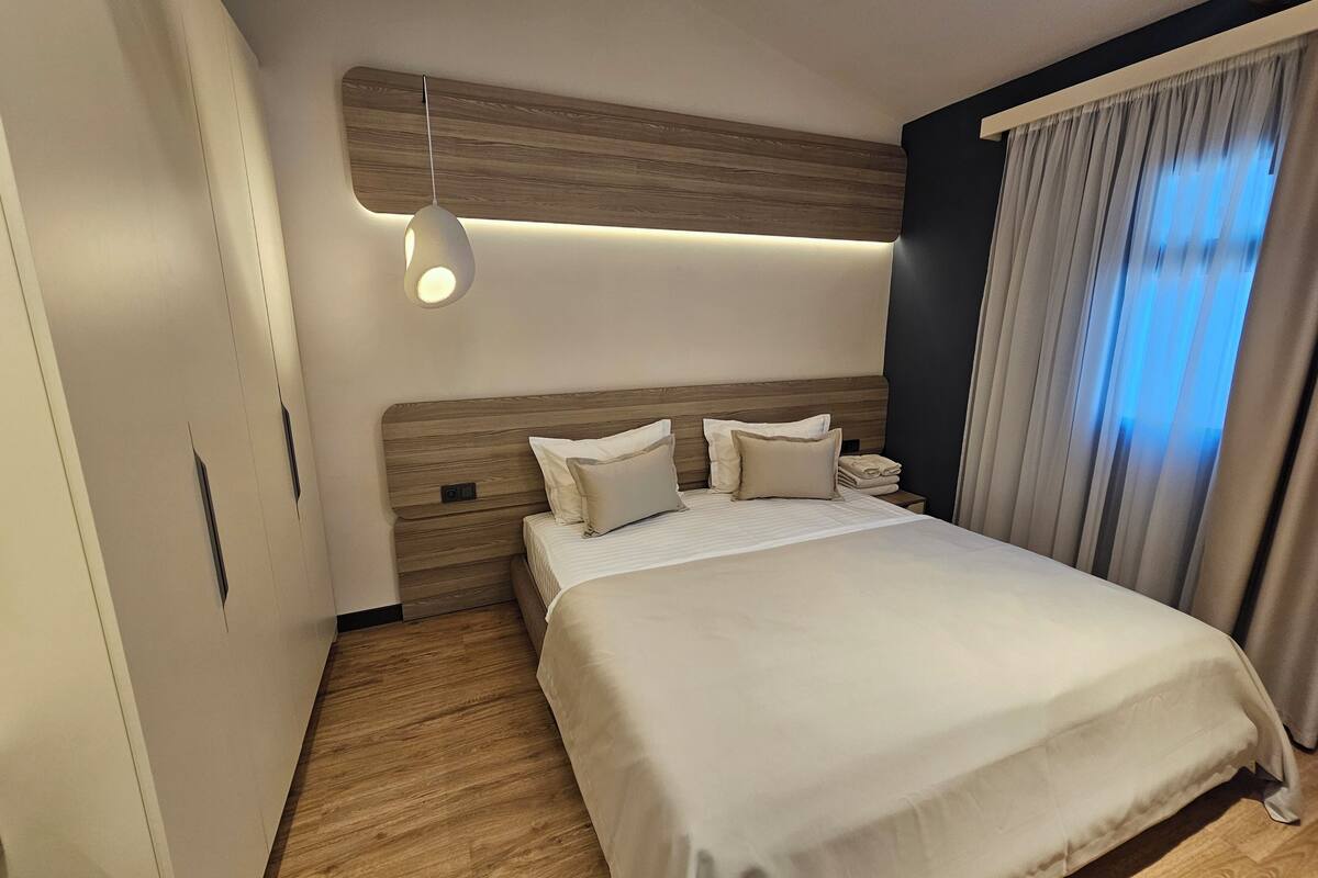 Bungalow Luxe, 2 chambres, non-fumeurs, vue jardin | Literie de qualité supérieure, coffres-forts dans les chambres