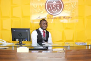 Check-in/check-out kiosk