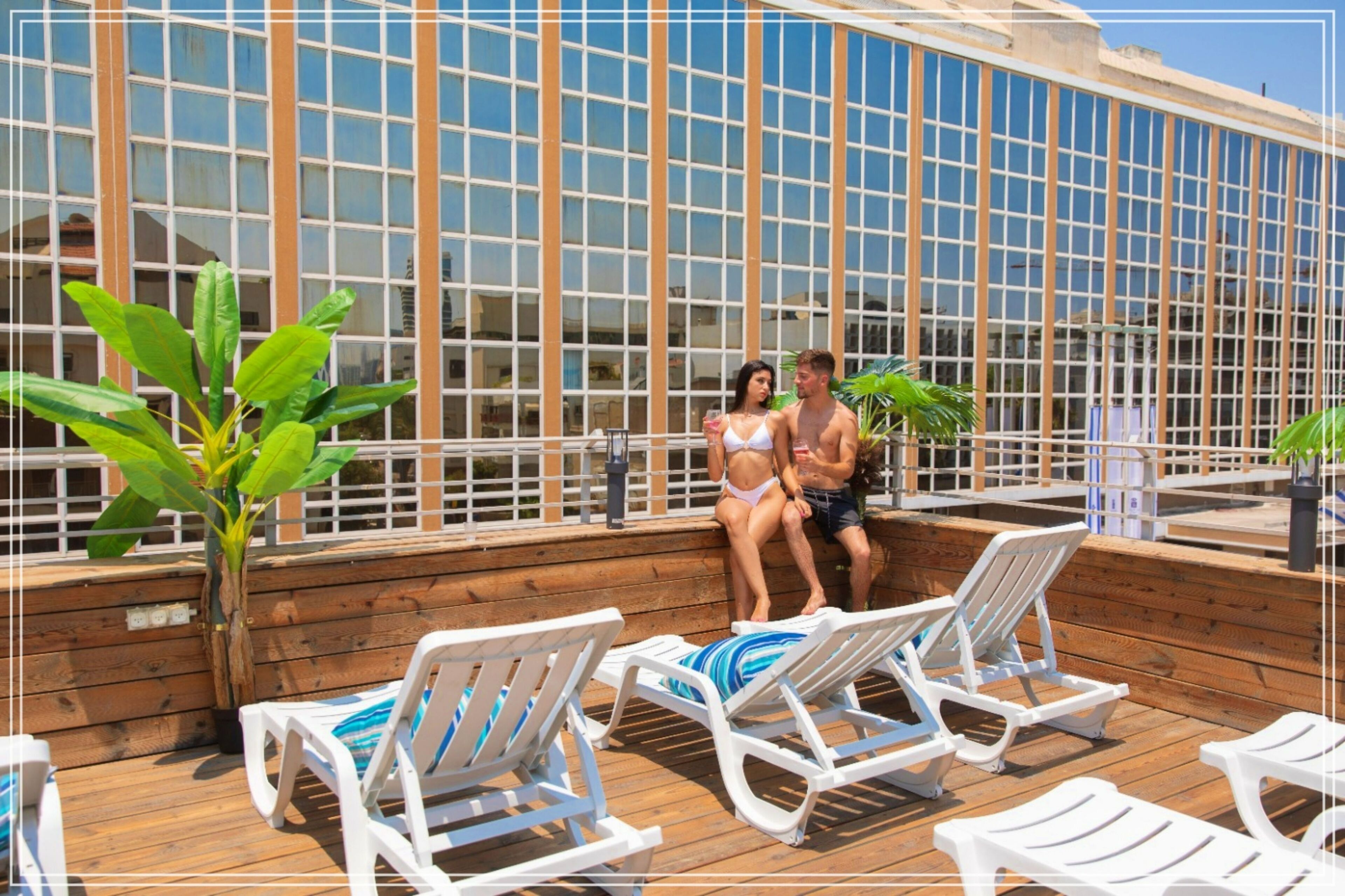 Rooftop Suite with Private Hot Tub | Rooftop terrace