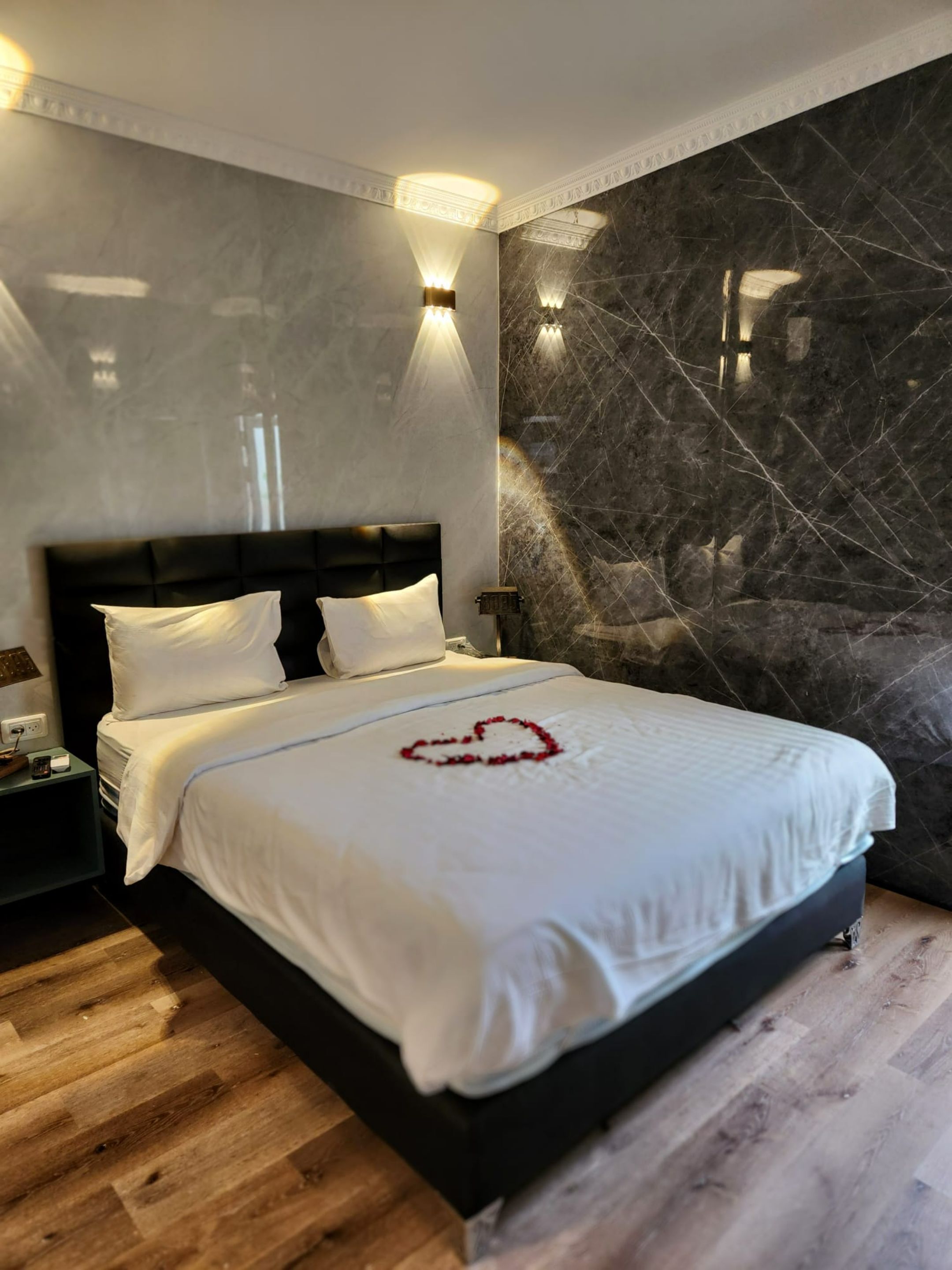 rooftop suite with private hot tub | minibar, in-room safe, soundproofing, iron/ironing board