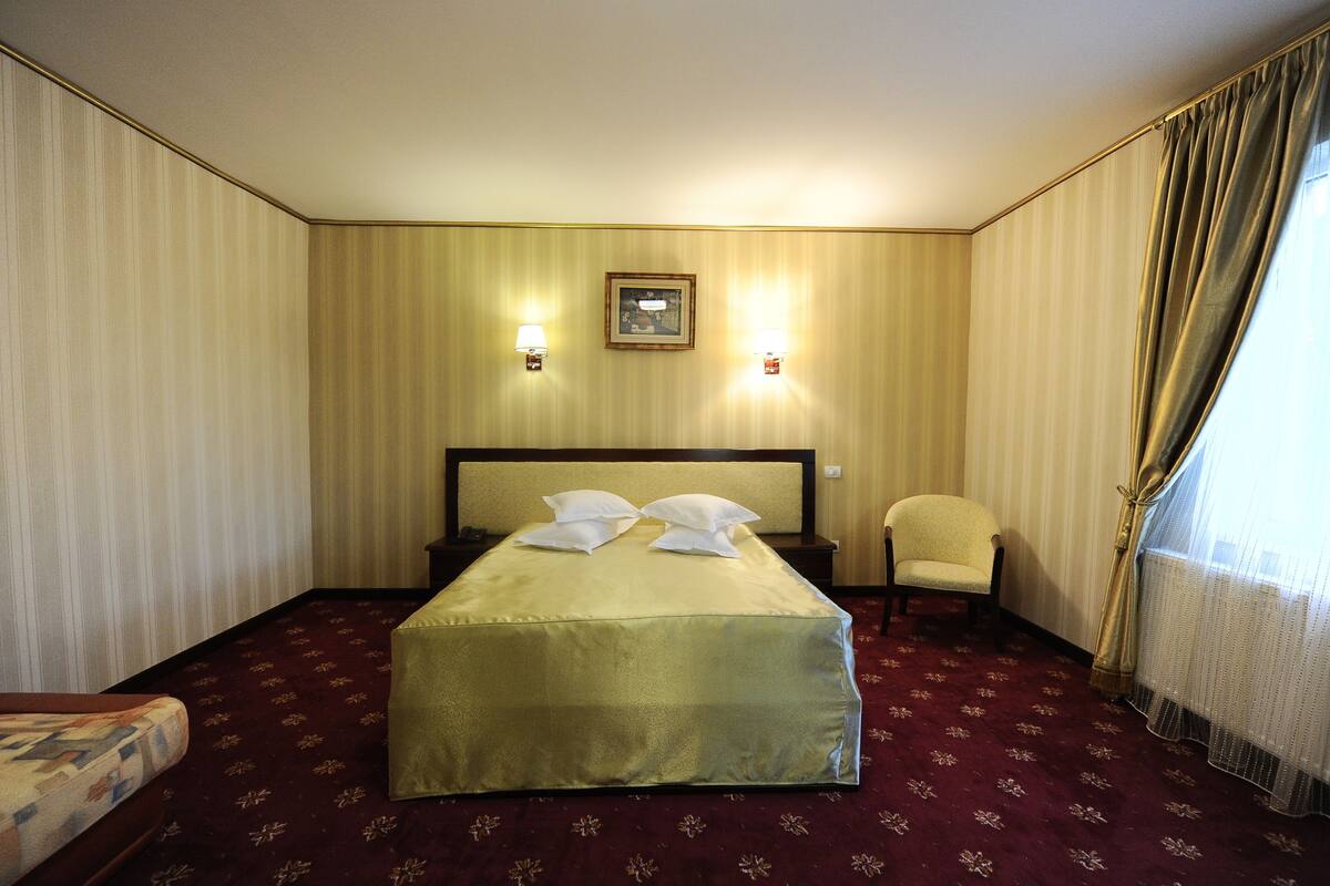 Minibar, desk, iron/ironing board (on request), cots/infant beds