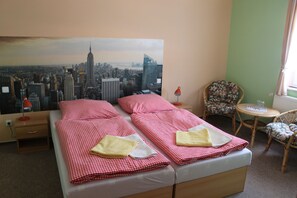 Dobbeltværelse - 1 soveværelse - ved sø | Premium-sengetøj, strygejern/strygebræt, ekstra senge (tillægsgebyr)