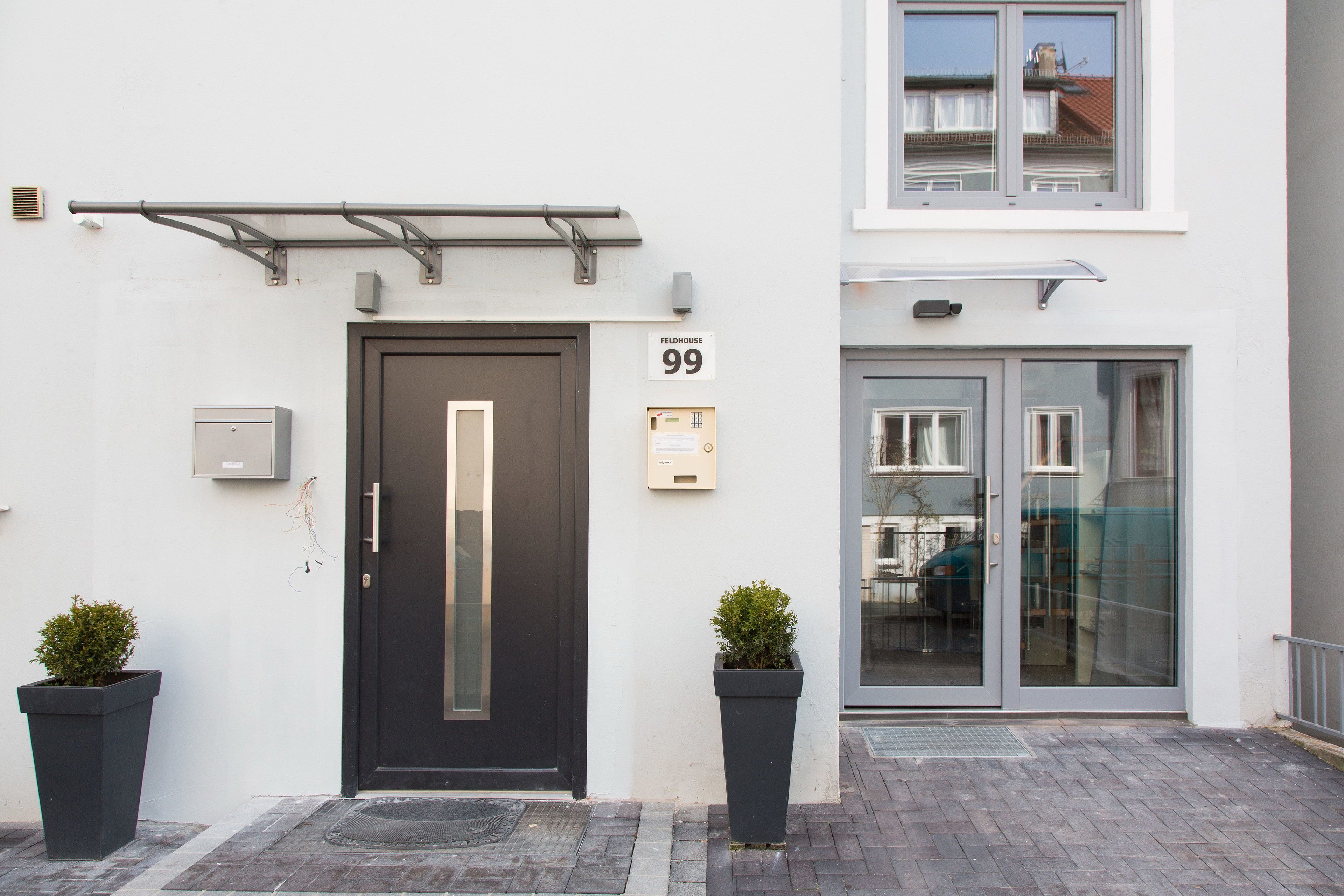Fassade der Unterkunft