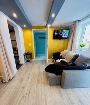 Chambre quadruple Ville, 1 chambre, rez-de-chaussée (F7) | 1 chambre, système d’insonorisation, fer et planche à repasser