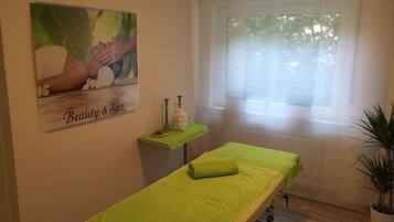 Body treatments, hot stone massages, facials, manicures and pedicures