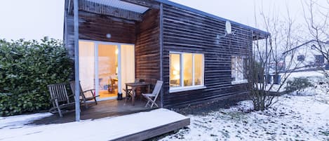 Front of property – evening/night