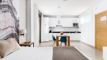 Studio | 1 bedroom, premium bedding, in-room safe, individually decorated
