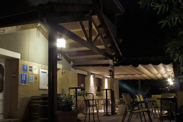 Front of property - evening/night