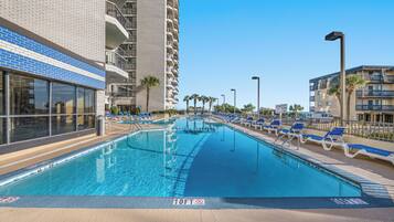 Indoor pool, outdoor pool