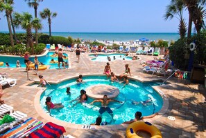 Indoor pool, outdoor pool - Coral Beach Resort by Elliott Beach Rentals (Myrtle Beach)