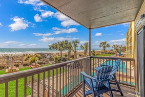 Condo, 2 Bedrooms, Oceanfront (E1) | Balcony - Long Bay Dunes by Elliott Beach Rentals (Myrtle Beach)