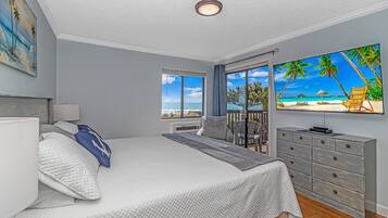 Condo, 2 Bedrooms, Oceanfront (E1) | 1 bedroom, individually decorated, individually furnished, free WiFi