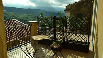 Panoramic Double Room, Terrace, Mountain View (202 Wood) | Terrace/patio