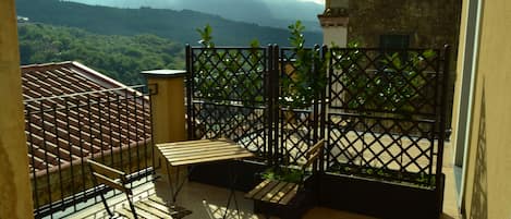 Panoramic Double Room, Terrace, Mountain View (202 Wood) | Terrace/patio