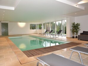 Indoor pool, a heated pool