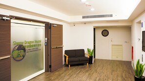 Interior entrance