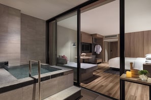 Down duvets, in-room safe, blackout curtains, iron/ironing board